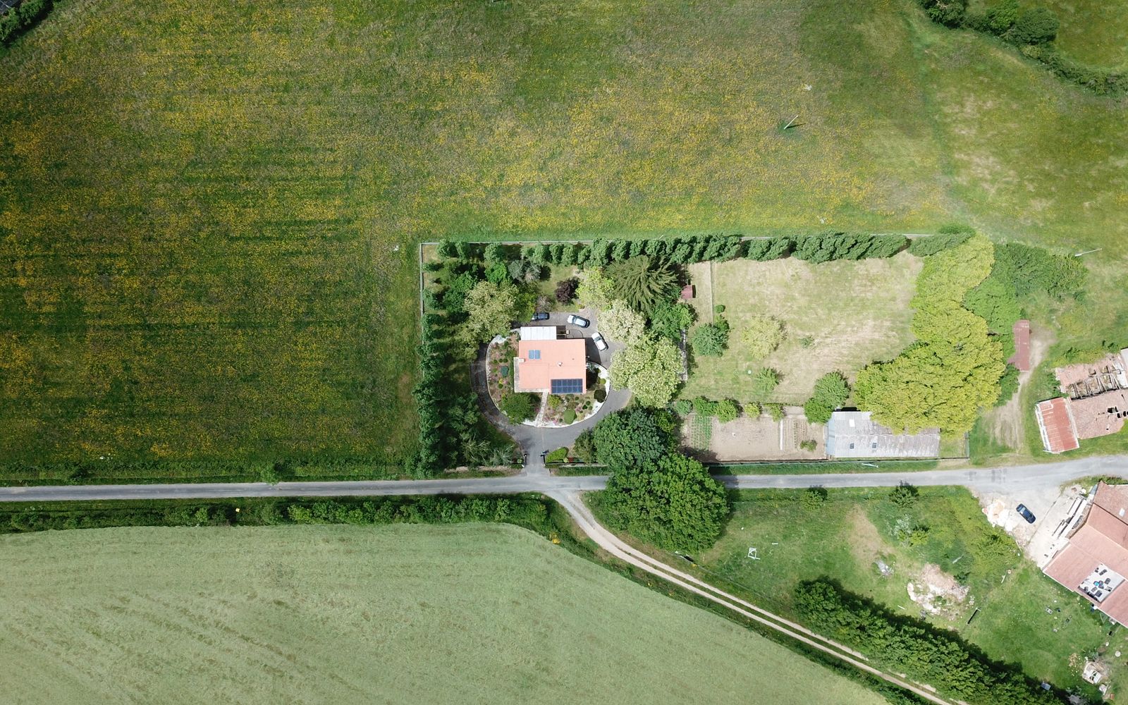 Propriedade rural na região de Brusque atendida pelo Pavesi